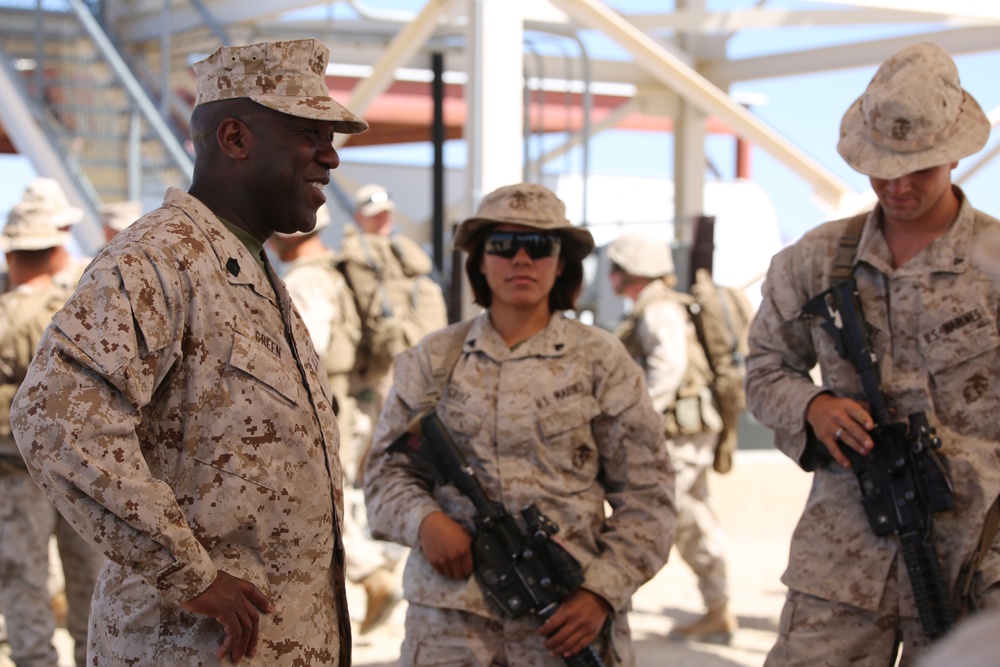 Commandant, Sergeant Major of the Marine Corps, visit Integrated Task Force