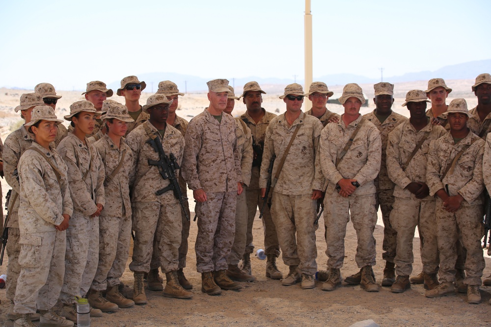 Commandant, Sergeant Major of the Marine Corps, visit Integrated Task Force