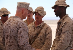 Commandant, Sergeant Major of the Marine Corps, visit Integrated Task Force