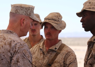 Commandant, Sergeant Major of the Marine Corps, visit Integrated Task Force