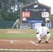 3ID NCO of the Year throws first pitch for Savannah Sand Gnats