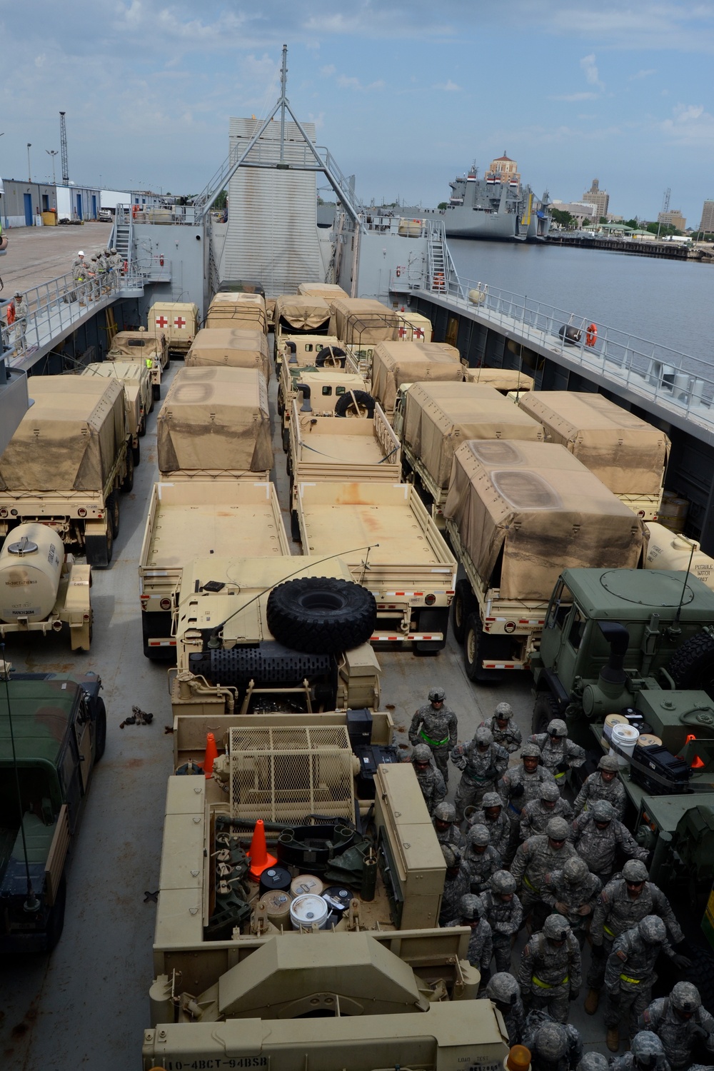 Ground Soldiers take to the Sea; provides Expeditionary Sustainment