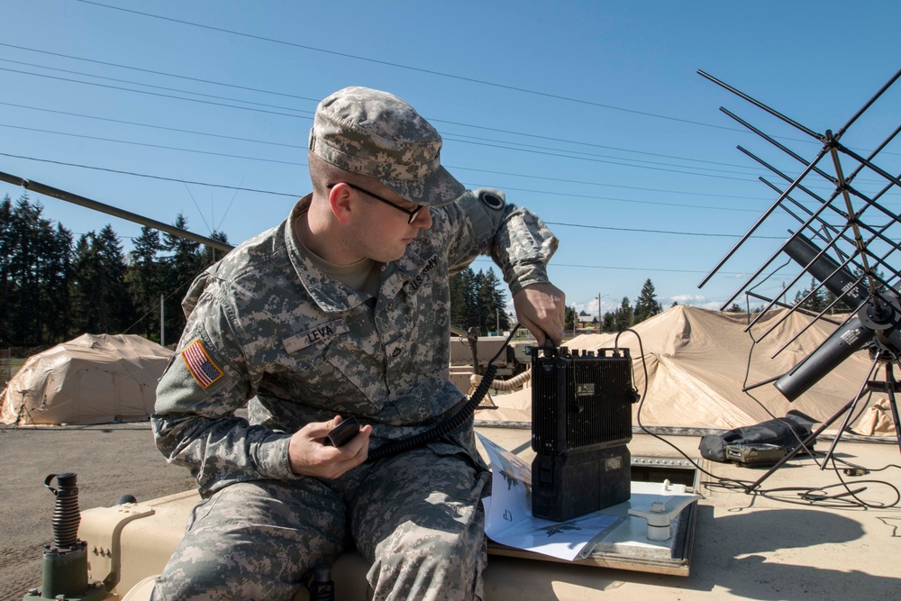 HHB, I Corps trains for expeditionary readiness during Total Force Exercise