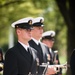 US Navy Sailors wait for start of ceremony at the Tomb of the Unknown Soldier