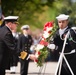 Commander of the Royal Canadian Navy lays a wreath at Tomb of the Unknown Soldier, Arlington National Cemetery