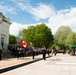 Commander of the Royal Canadian Navy and attendees render honors at Tomb of the Unknown Soldier, Arlington National Cemetery