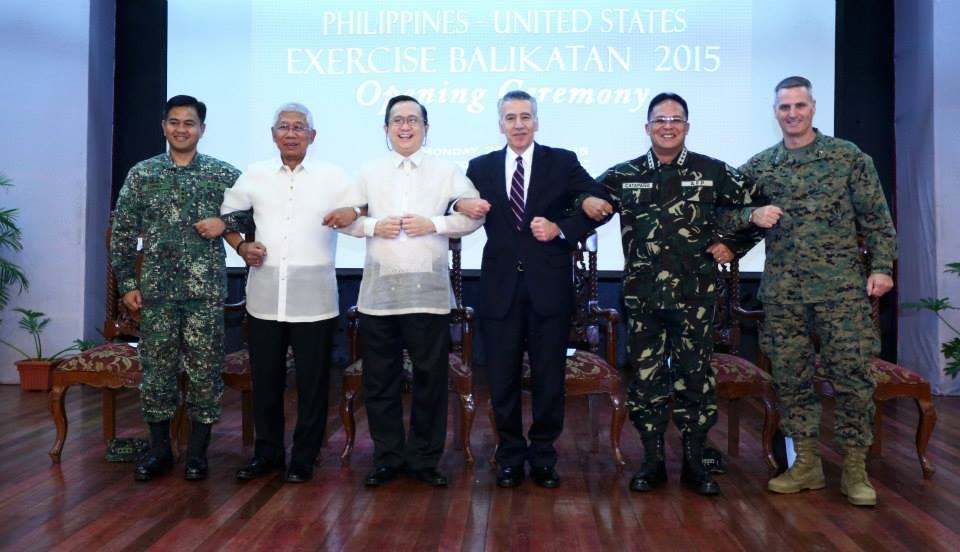 Philippines and US stand shoulder-to-shoulder at Exercise Balikatan 2015 Opening Ceremony