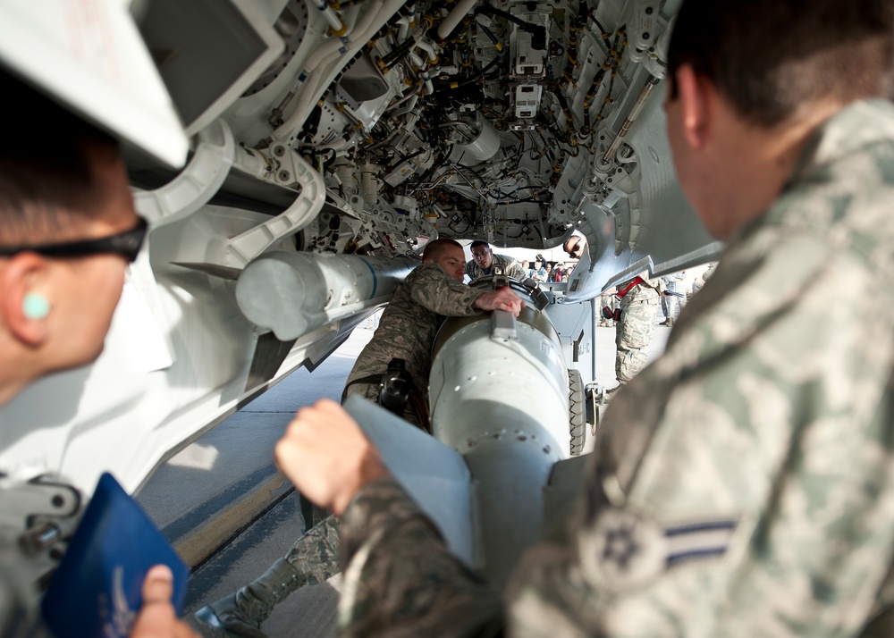 57th MXG load crew competition tests speed, accuracy, teamwork