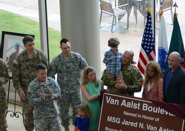 Master Sgt. Van Aalst Boulevard dedication
