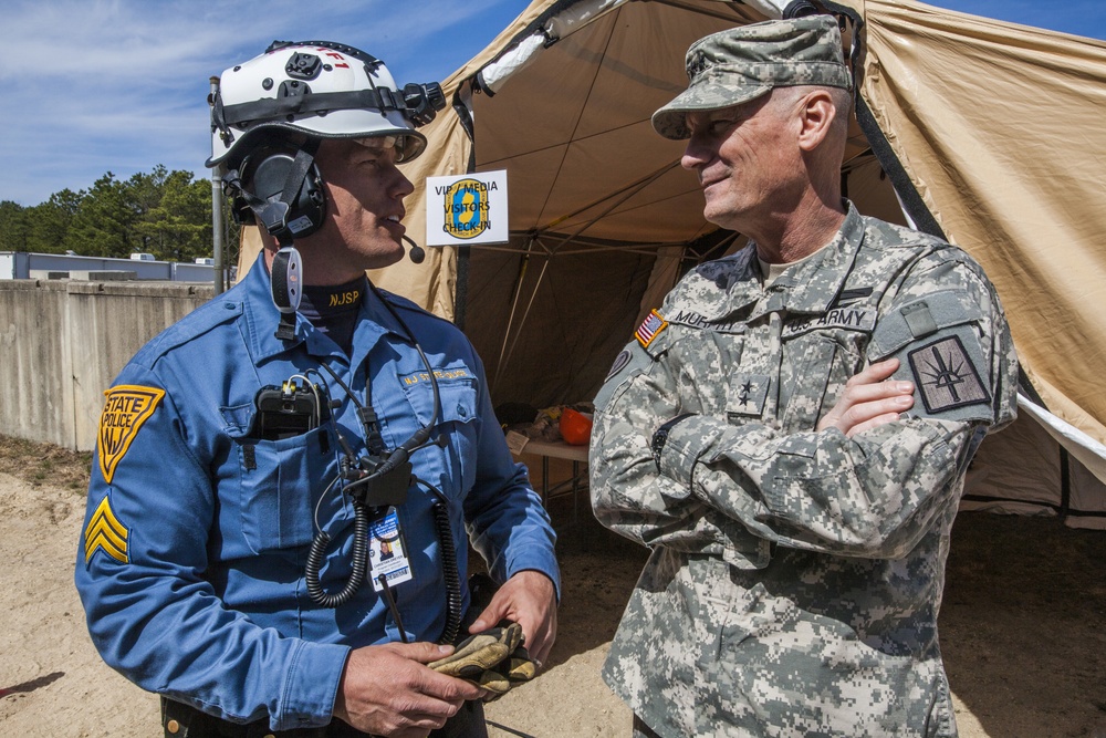 NJ and NY Guardsmen participate in Homeland Response Force exercise