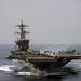 USS Theodore Roosevelt, USS Normandy underway in the Arabian Sea