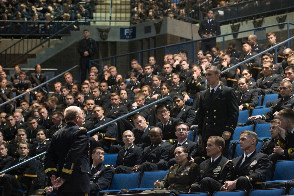 Gen. Dempsey visits the Naval Academy