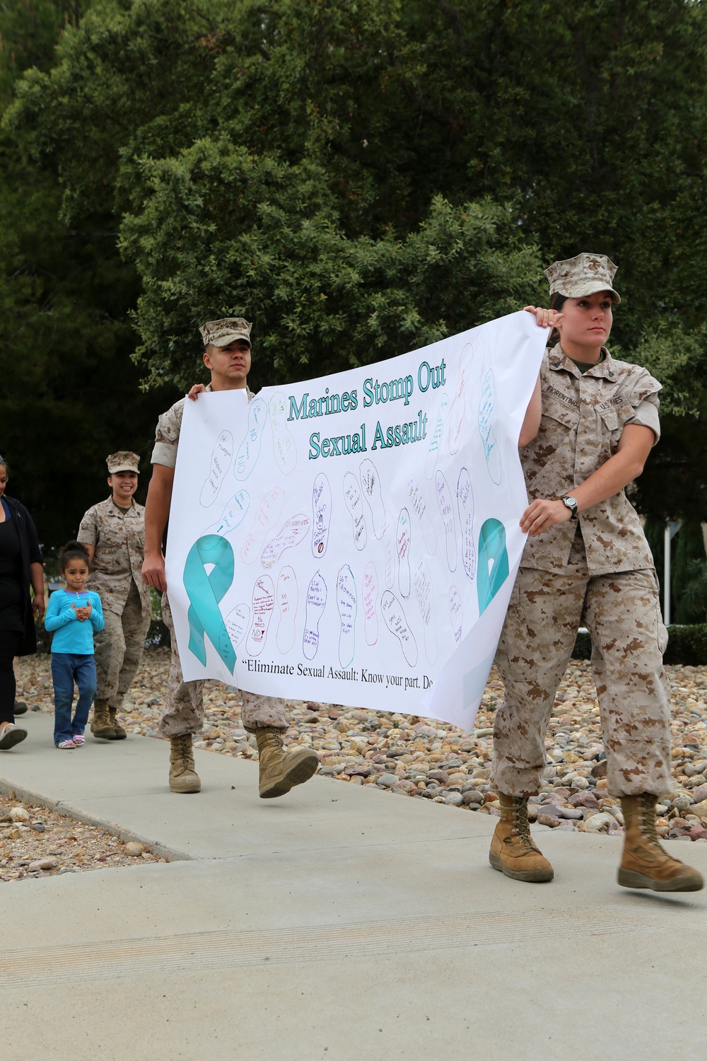 Forward, March! MCAS Miramar takes a walk to combat sexual assault