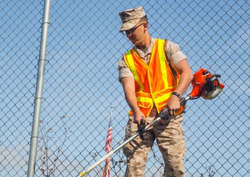 Celebrating Earth Month with station-wide cleanup