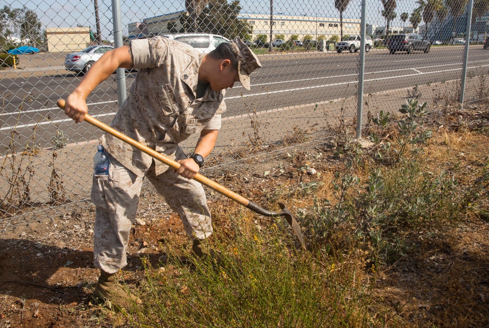 Celebrating Earth Month with station-wide cleanup
