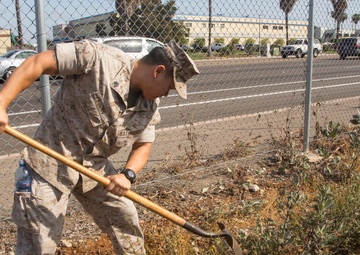 Celebrating Earth Month with station-wide cleanup
