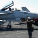 USS Theodore Roosevelt flight deck activity