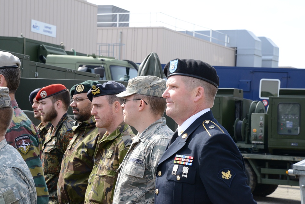 Spc. Joshua Smith's ceremony for NATO Meritorious Service Medal (First junior enlisted Army soldier)