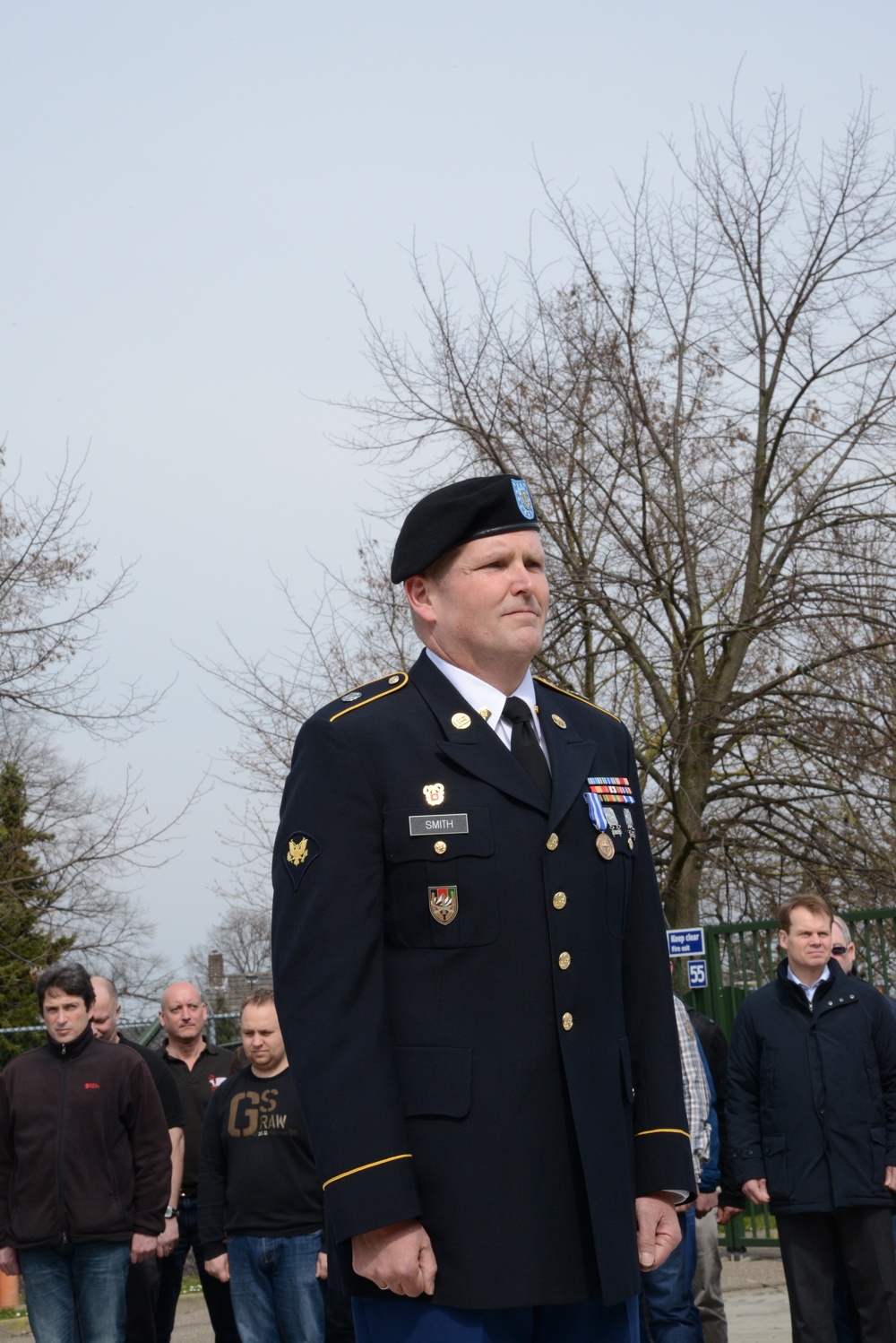 Spc. Joshua Smith's ceremony for NATO Meritorious Service Medal (First junior enlisted Army soldier)