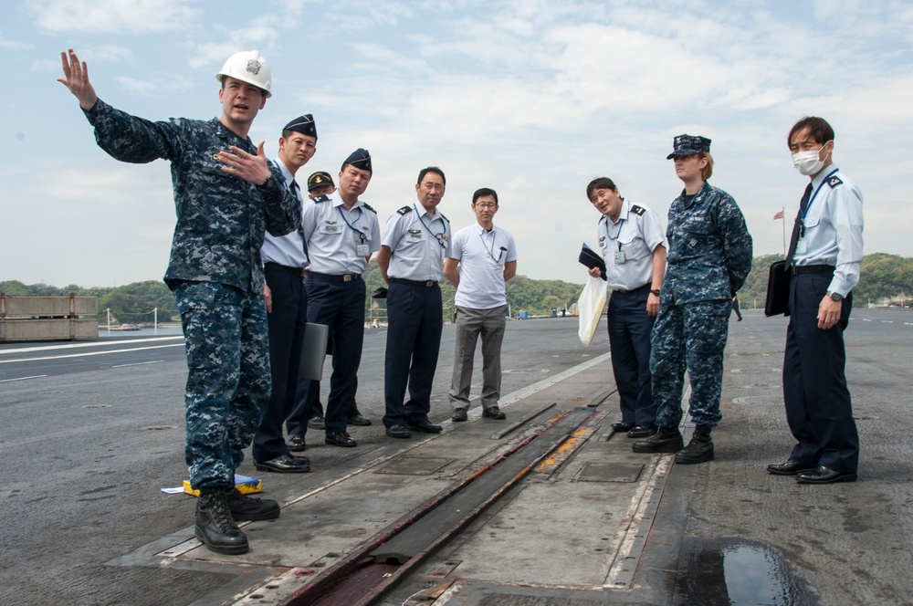 USS George Washington ship tour