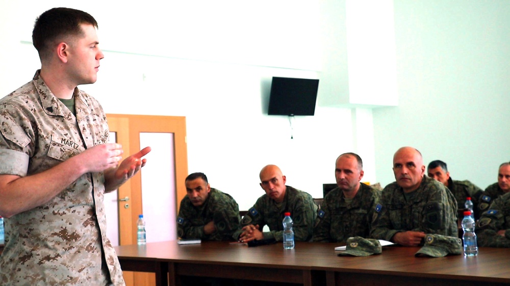 US Marines assist Kosovo Security Force toward NATO interoperability