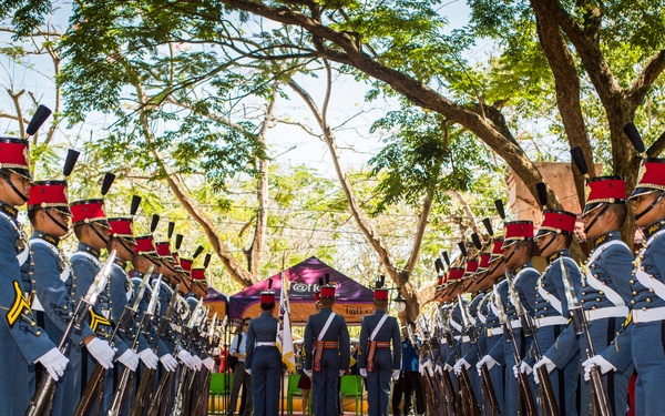 Philippine and US military members commemorate the 70th anniversary of the Liberation of Palawan