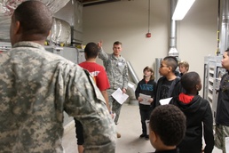 Middle School students learn the engineering of their School