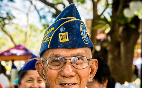 Philippine and US military members commemorate the 70th anniversary of the Liberation of Palawan