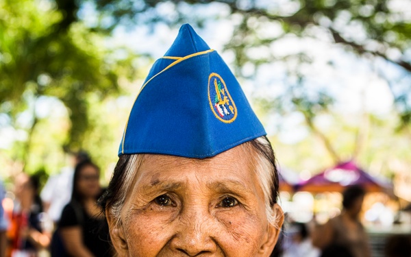 Philippine and US military members commemorate the 70th anniversary of the Liberation of Palawan