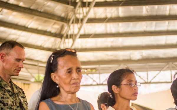 Philippine and US military members commemorate the 70th anniversary of the Liberation of Palawan