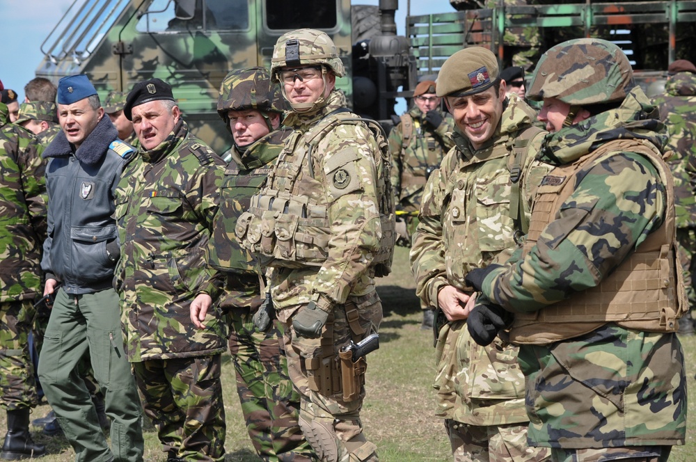 Distinguished guests visit troops during Exercise Wind Spring