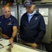 Secretary Johnson visits with Cutter Stratton's crew