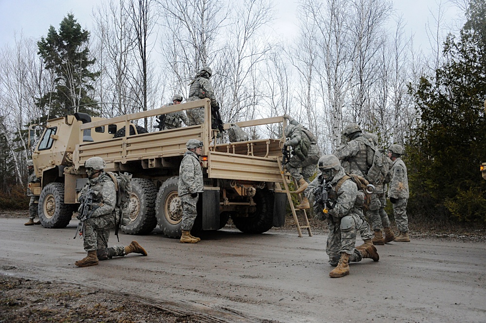 Danish Army trains with Michigan National Guard