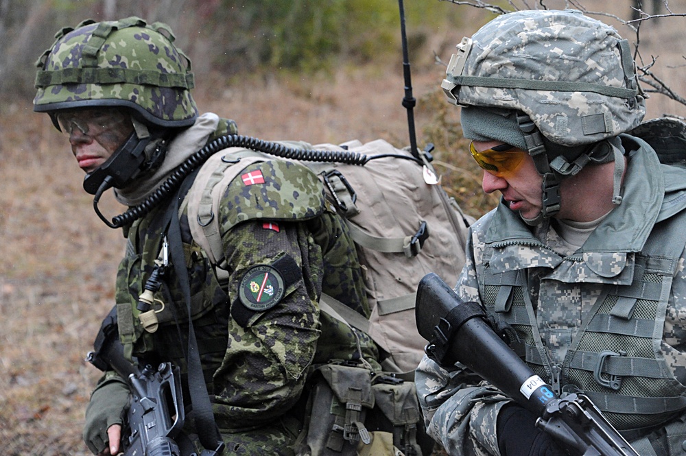 Danish Army trains with Michigan National Guard