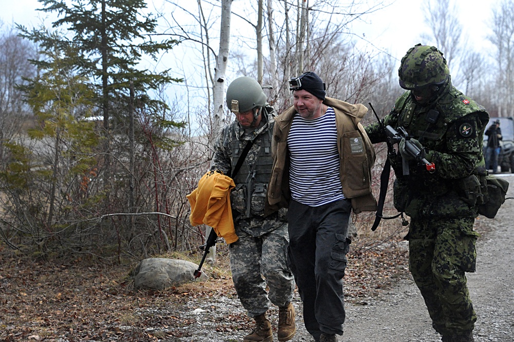 Danish army trains with Michigan National Guard