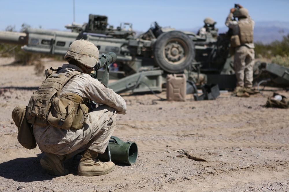 Marines make thunder in the California desert