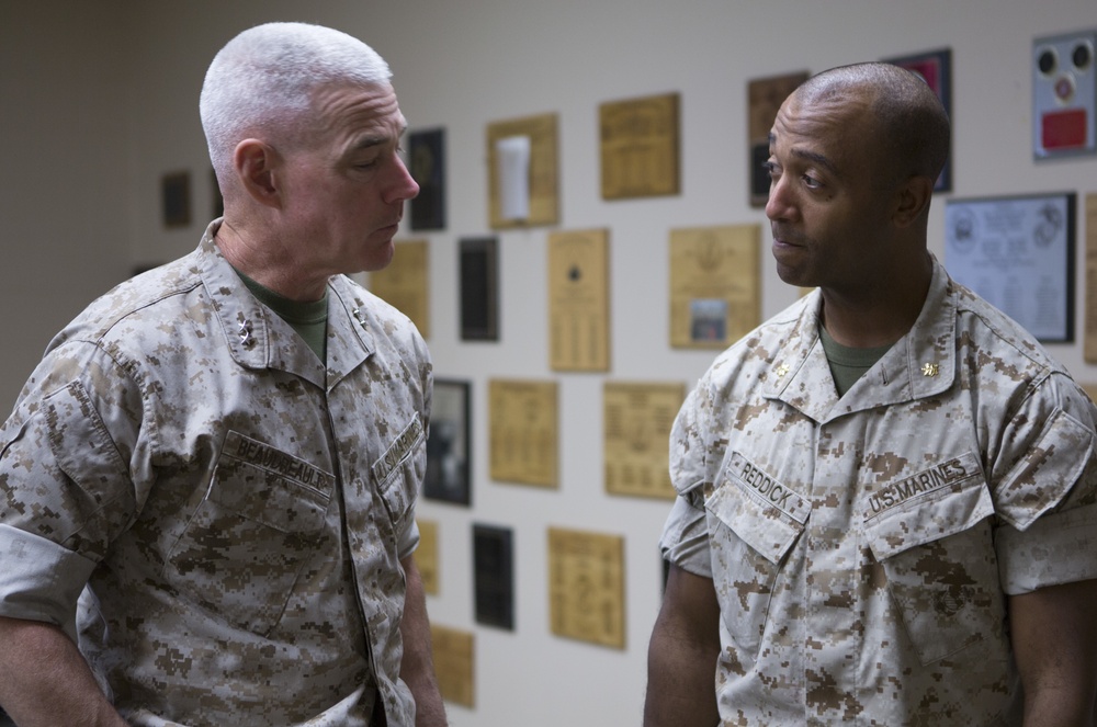 Commanding General, 2nd Marine Division visits Infantry Small Unit Leader Course, School of Infantry-East