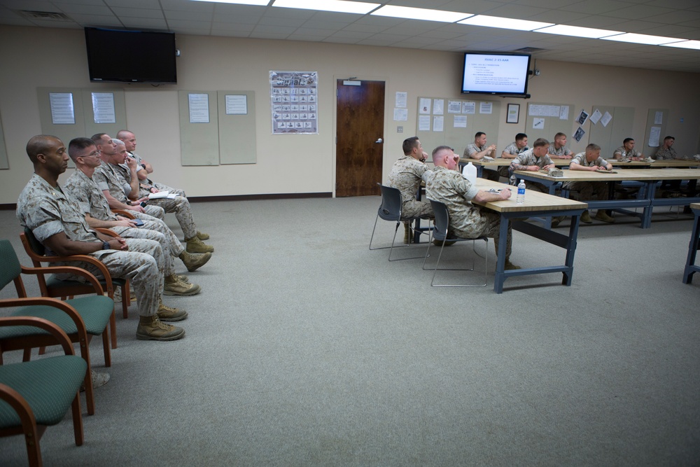 Commanding General, 2nd Marine Division visits Infantry Small Unit Leader Course, School of Infantry-East