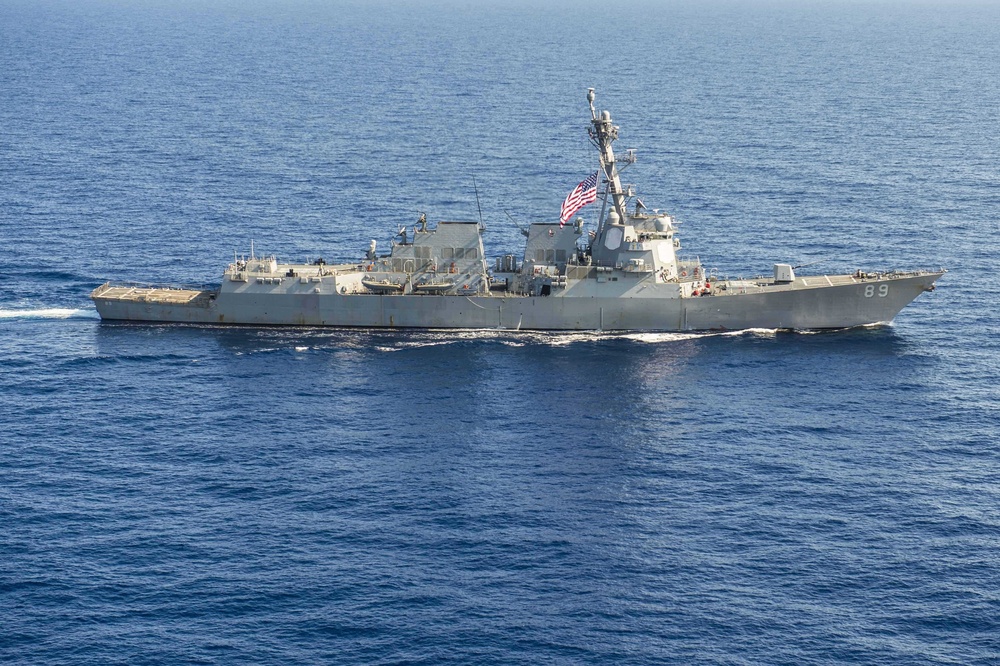 USS Mustin operations