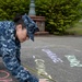 Sailor participates in 'Chalking it up for Sexual Assault Awareness Prevention (SAPR)'