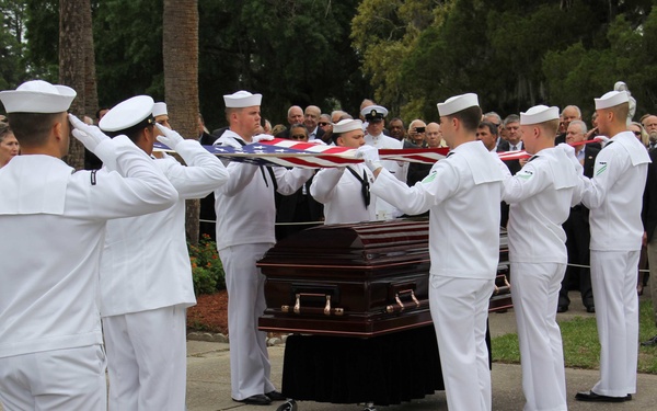 Rear Adm. Delaney funeral