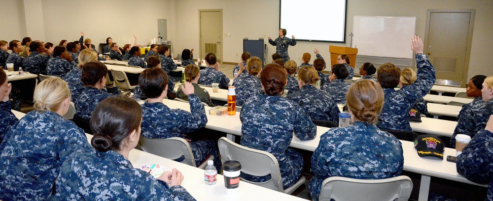 Female officers meeting