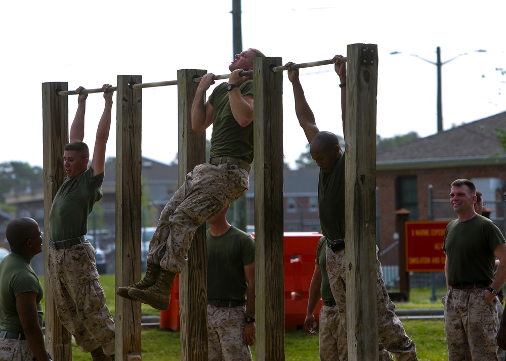 10th Marine Regiment competes in battalion physical training challenge