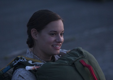 Air Delivery Platoon performs night drop; Marines earn gold wings