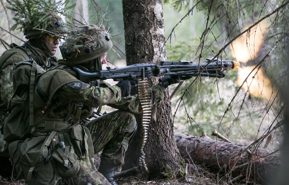 Estonian and American Forces engage in Operation Tornado