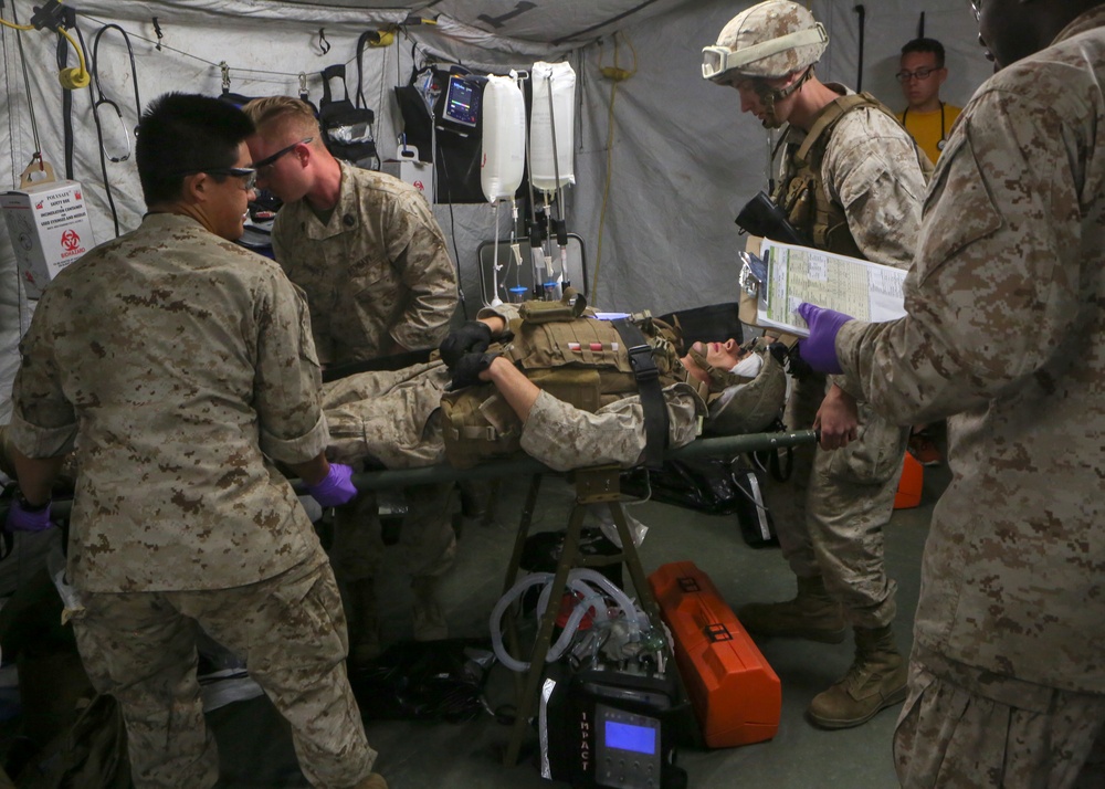 Marines, sailors learn to save lives