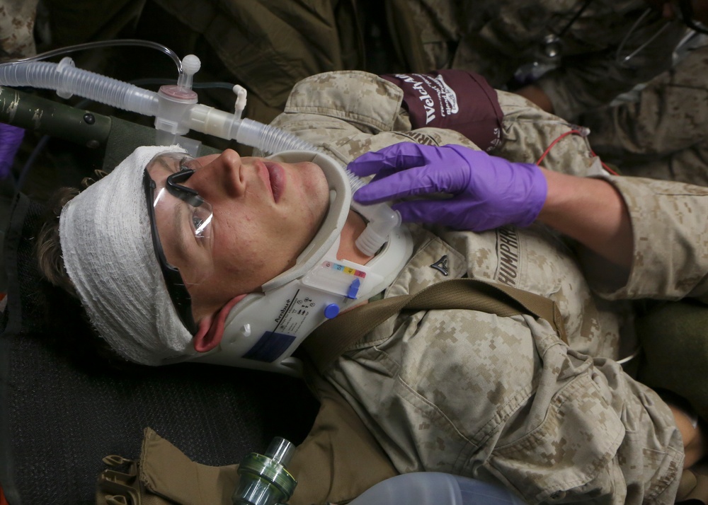 Marines, sailors learn to save lives