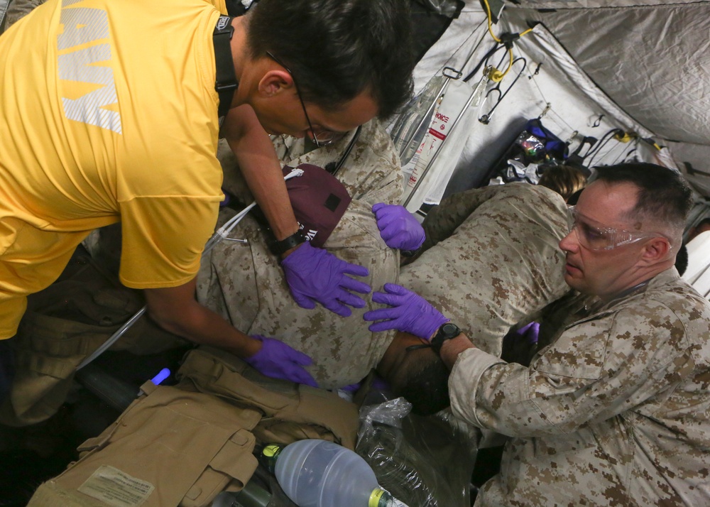 Marines, sailors learn to save lives