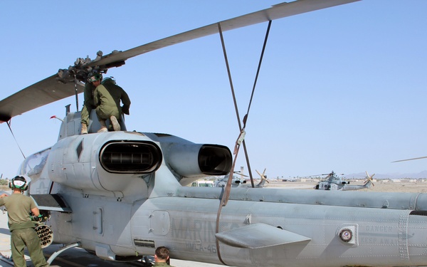 MAWTS-1 maintenance Marines keep birds flying during WTI