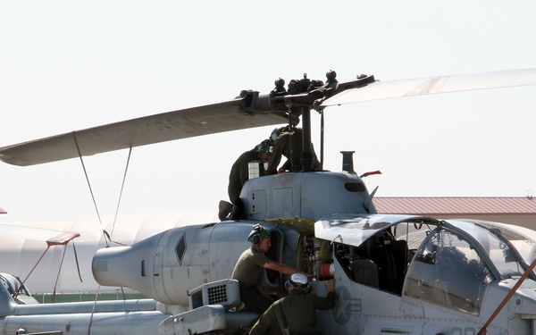 MAWTS-1 maintenance Marines keep birds flying during WTI